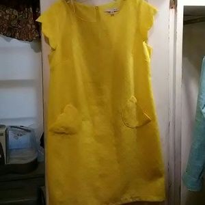 Size 16 Buttercup Yellow Shift by Madison Leigh